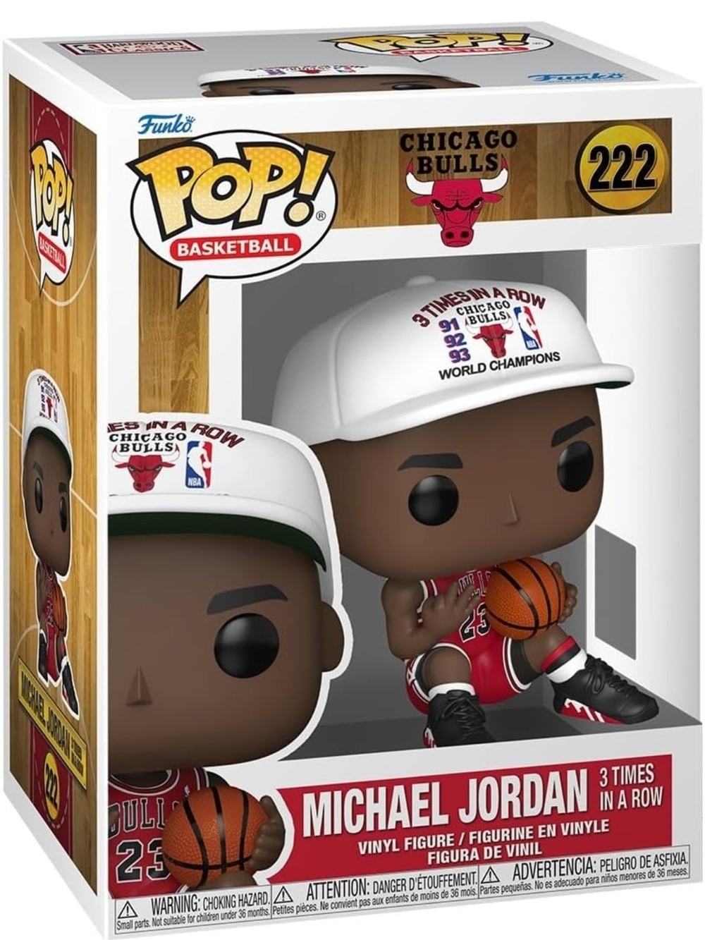 Funko Pop! Michael Jordan #222 -3 Times In A Row NIB